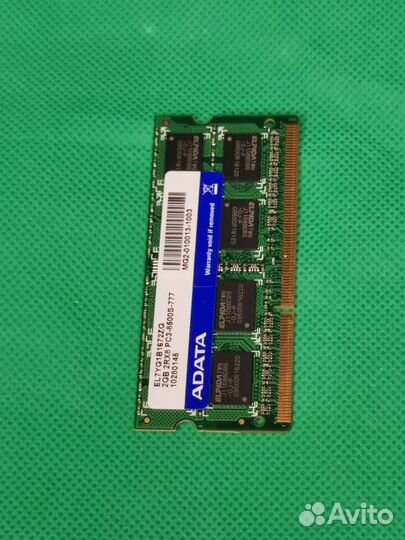 Оперативная память для ноутбука adata DDR3 2GB