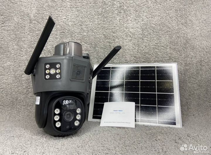 4G камера sim картой на солнечной батарее 8mp v380