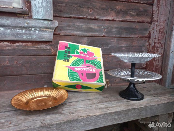 Советские вазы, металл