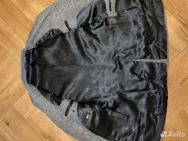 Пальто мужское двубортное ручная шерсть