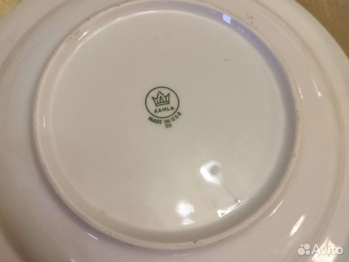 Тарелка фарфор гдр Kahla Германия