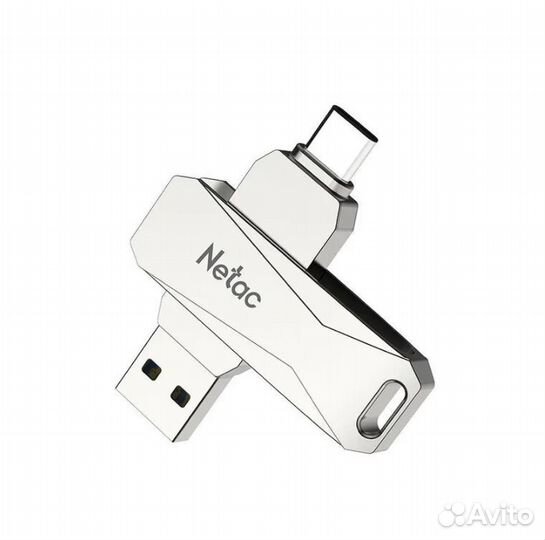 Флешка USB 3.0 128GB Netac U782C Dual