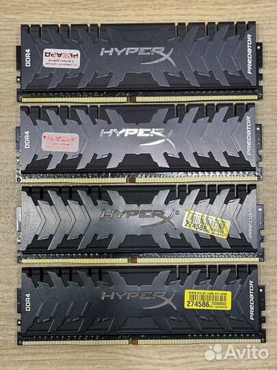 32 Gb DDR4 Kingston HyperX Predator 3333Mhz