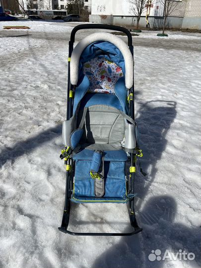 Коляска санки nika 7-3