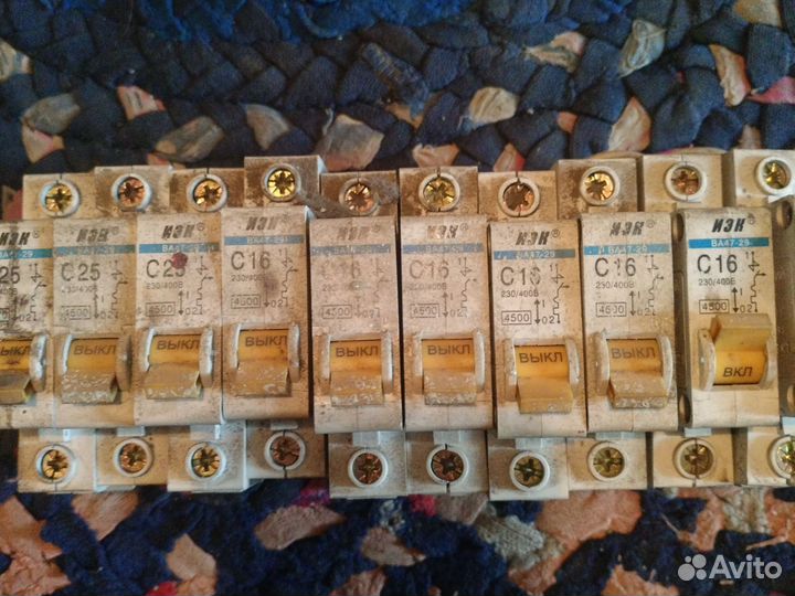 Автоматы электрика бу