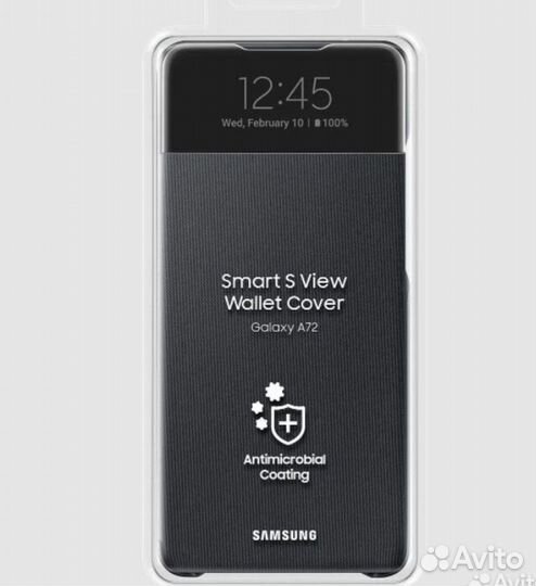 Чехол Samsung Gradation Cover на Galaxy A72 Black