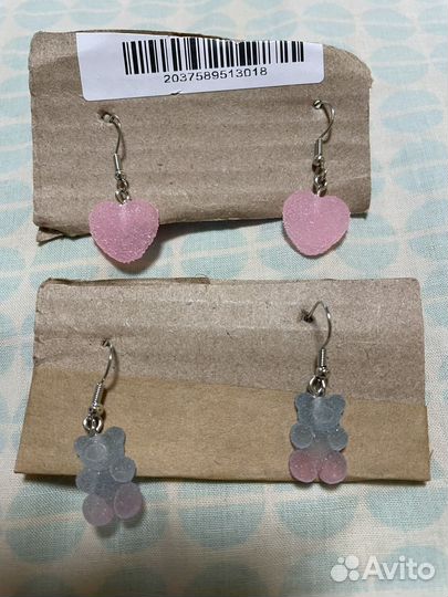 Сережки детские