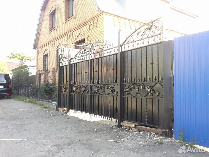 Кованые ворота от производителя под ключ