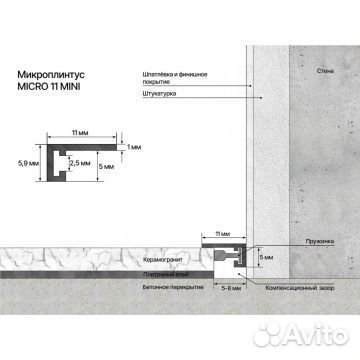 Laconistiq Micro 11 mini Серебряный 2000х11х5