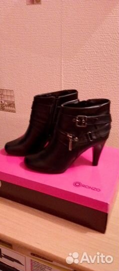 Ботильоны 37 новые черные