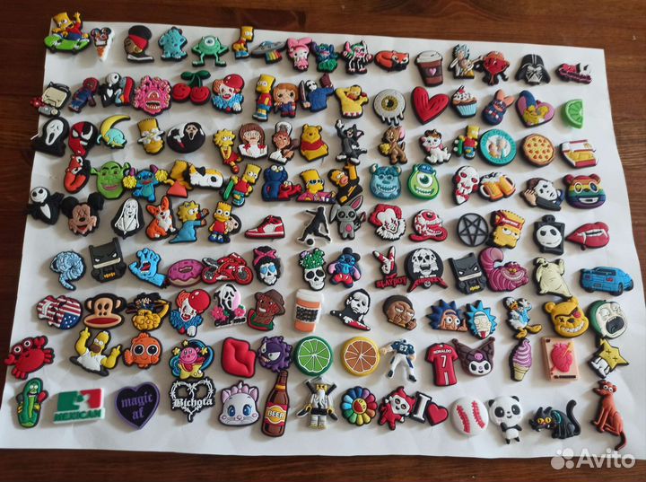 Jibbitz для crocs, джиббитсы