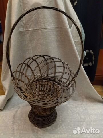 Корзина плетеная для цветов