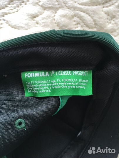 Бейсболка Формула 1