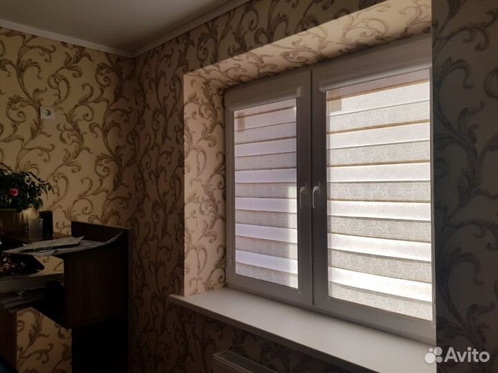 Рулонные шторы день ночь зебра A357