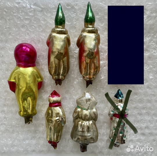 Елочные игрушки на прищепках