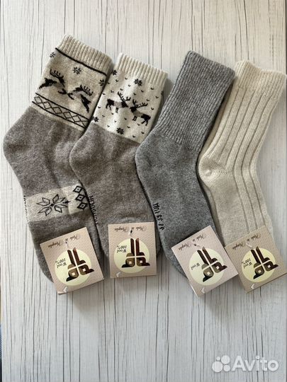 Носки из Монголии из шерсти яка