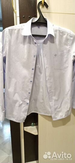 Рубашка для мальчика 158