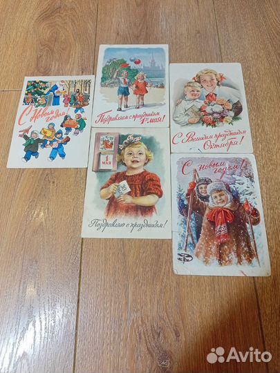 Открытки художников В.Зарубина и Гундобина