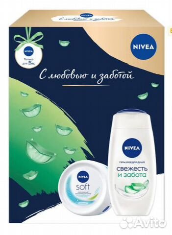Подарочный набор Крем + Гель для душа Nivea