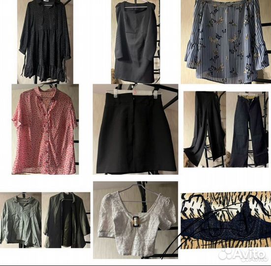 Вещи пакетом 19 штук S-M