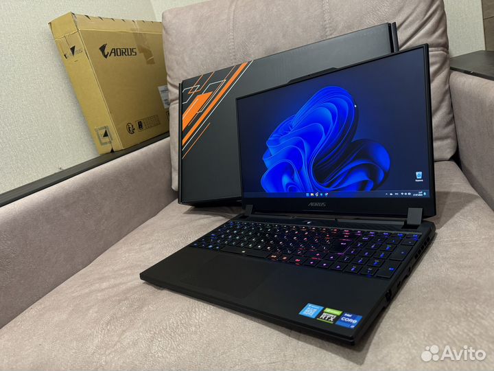 Игровой ноутбук Aorus XE5. I7, 3070Ti, 2.5K 165Hz