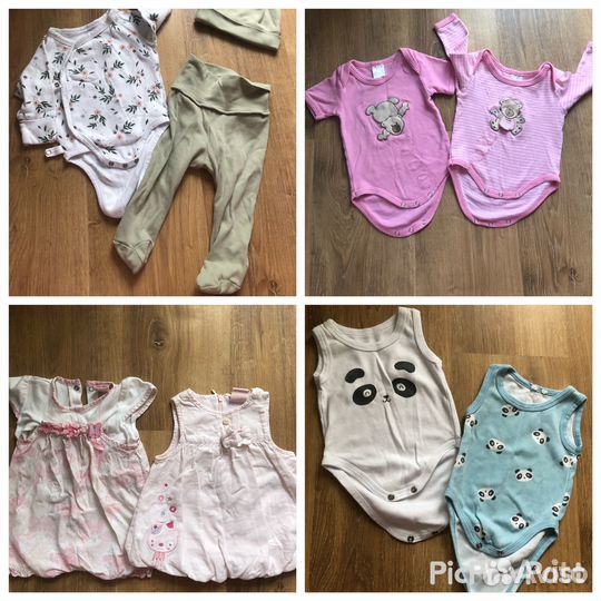 Детские вещи пакетом для девочек 56-68