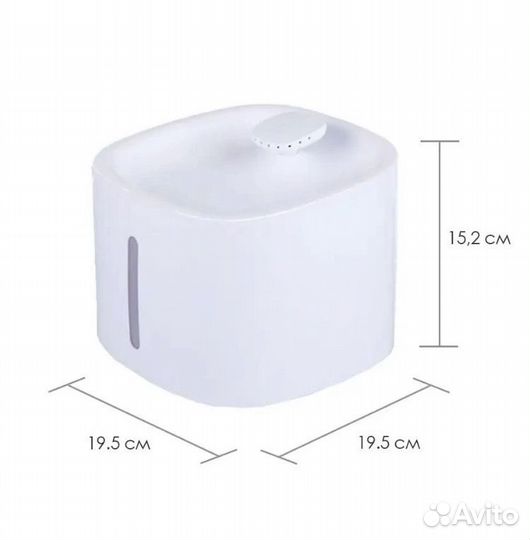 Фонтан поилка для кошек