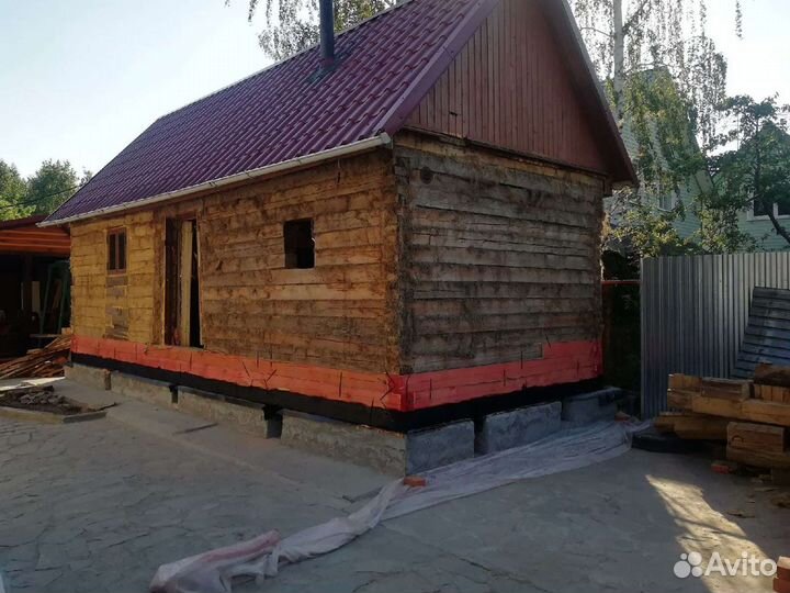 Замена нижних венцов дома