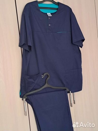 Медицинский костюм мужской, медицинский колпак