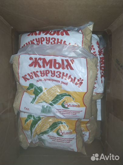 Жмых кукурузный для рыбалки