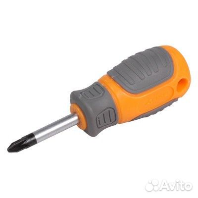 Отвертка крестовая с эргономичной рукояткой магнит