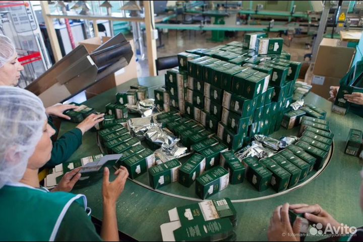 Вахта Упаковщик чая сидя с питанием и проживанием