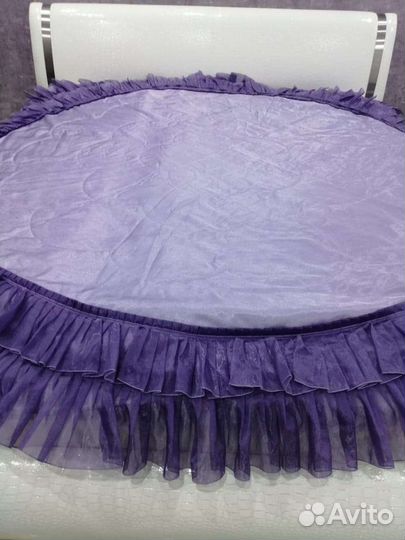 Покрывало на круглую кровать