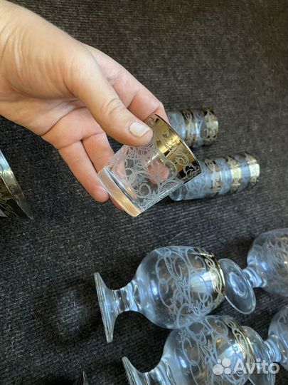 Набор бокалов, рюмки 18 предметов