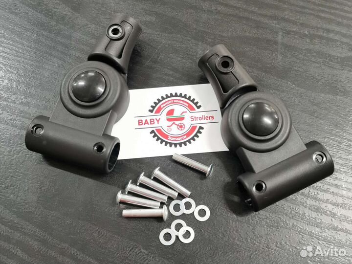 Шарнир капюшона (комплект) черный