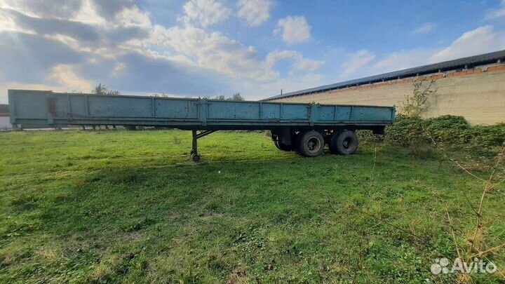 Полуприцеп бортовой МАЗ 9397, 1989