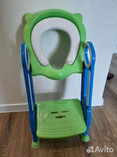 Сиденье для унитаза детское со ступенькой