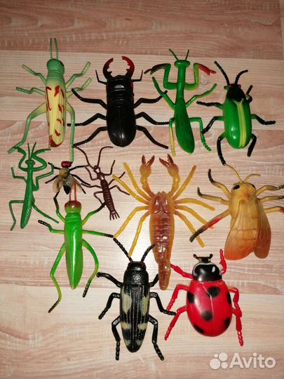 Набор игрушек насекомые