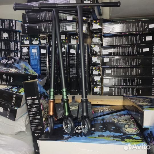 Самокат Трюковой leader 120мм оптом