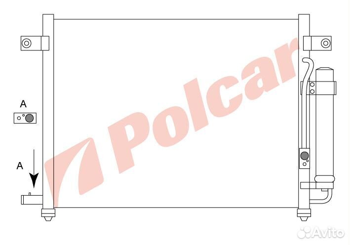 Радиатор кондиционера механическая коробка для che