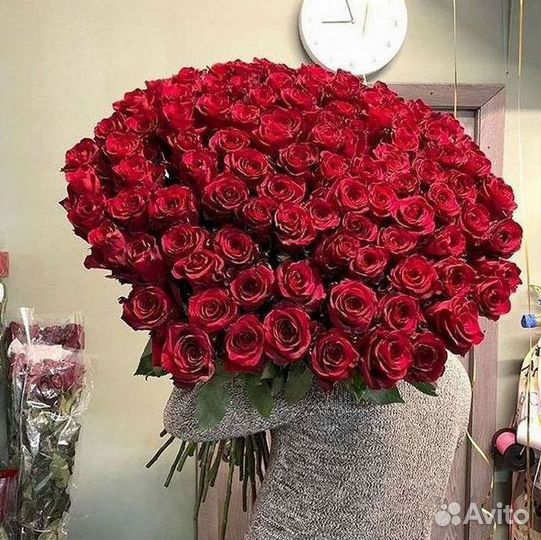 Высокие розы Доставка цветов