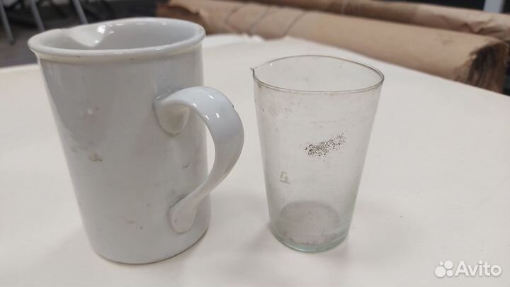 Лабораторное стекло стакан мензурка химическое