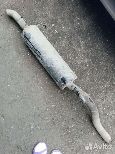 Глушитель и радиатор