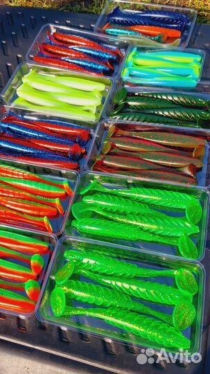 Силиконовые приманки:Geko,Jalpa,угорь