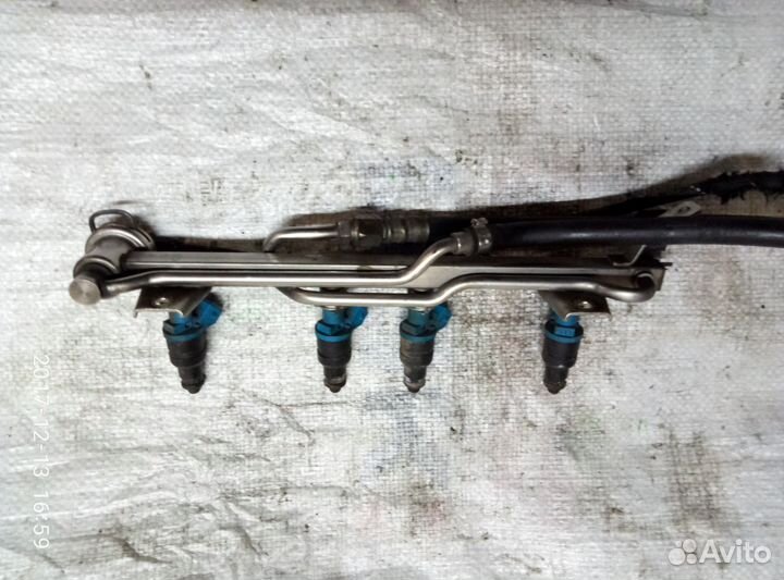 Форсунки Ауди,Фольксваген в сборе с рампой