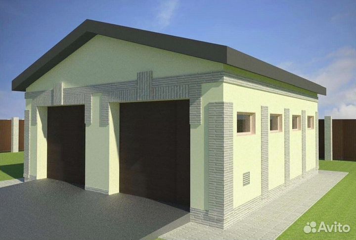 Капитальный гараж с отоплением для бизнеса