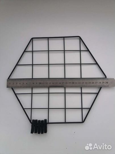 Решётка органайзер мудборд как новый (30х26см)