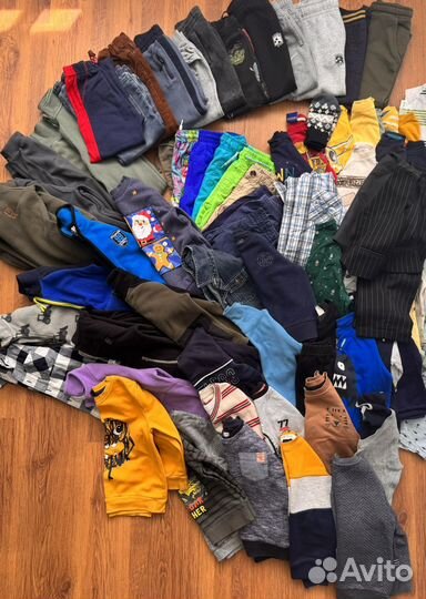 Большой пакет вещей на мальчика 110 116