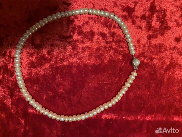 Бусы из натурального жемчуга