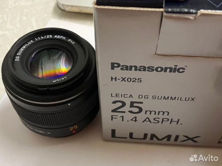 Объектив Panasonic Leica DG Summilux 25mm f/1.4